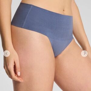 NWT Spanx Undie-tectable modal thong panty in color rain